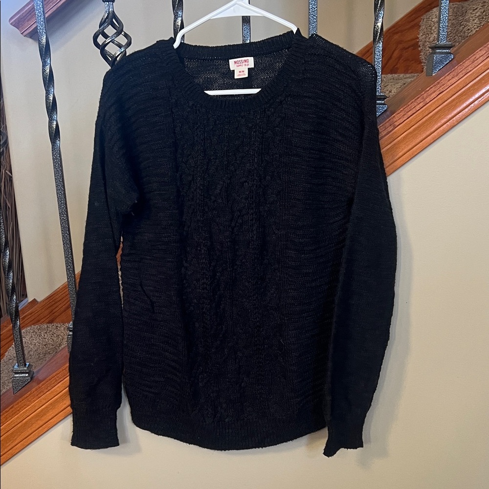 Mossimo Supply Co. Black Knit Sweater